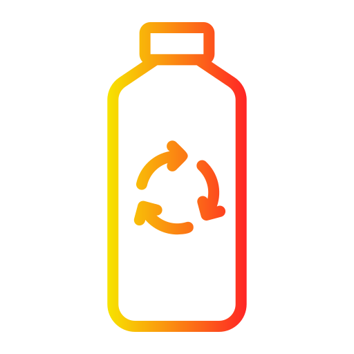 reciclar botella Generic Gradient icono