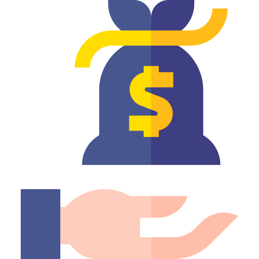 Donation Basic Straight Flat icon