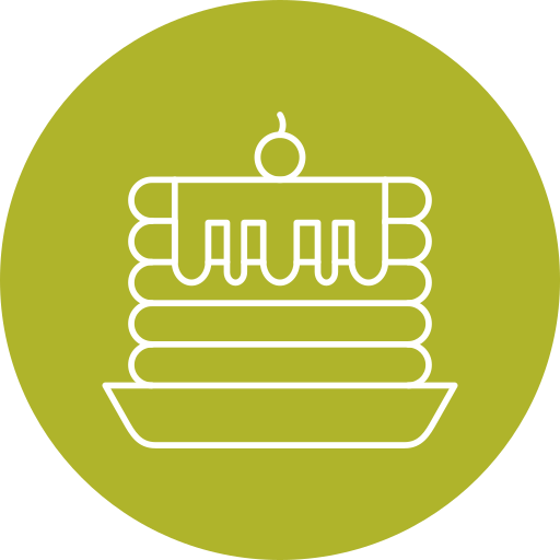 パンケーキ Generic Circular icon