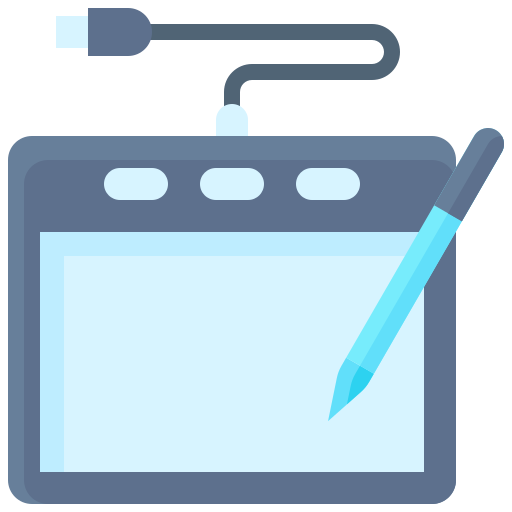 tablet graficzny Generic Flat ikona