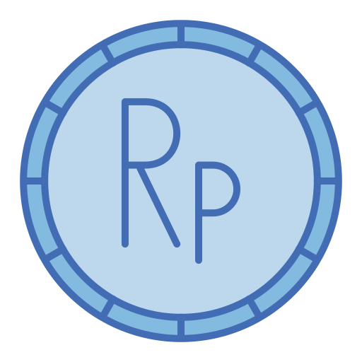 Rupiah Generic Blue icon