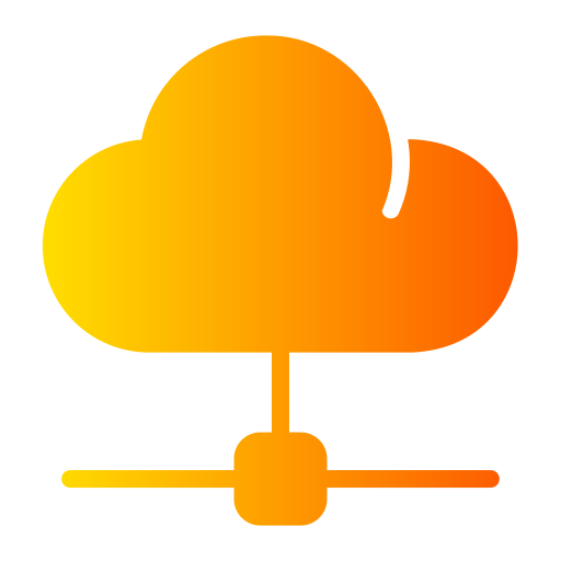 Cloud computing Generic Flat Gradient icon