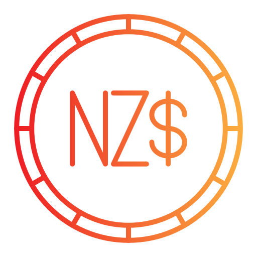New zealand dollar Generic Gradient icon