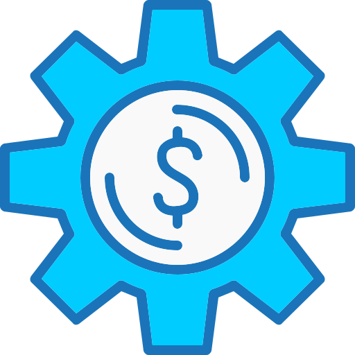 자산 관리 Generic Blue icon