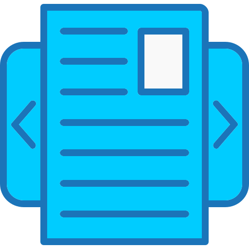 unterlagen Generic Blue icon