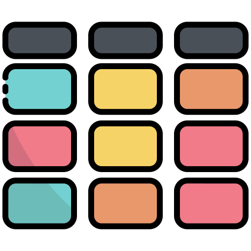 kanban Generic Outline Color icon