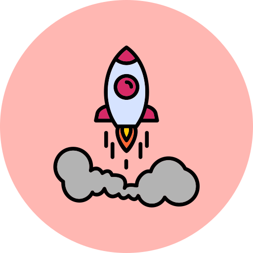 Spaceship Generic Outline Color icon