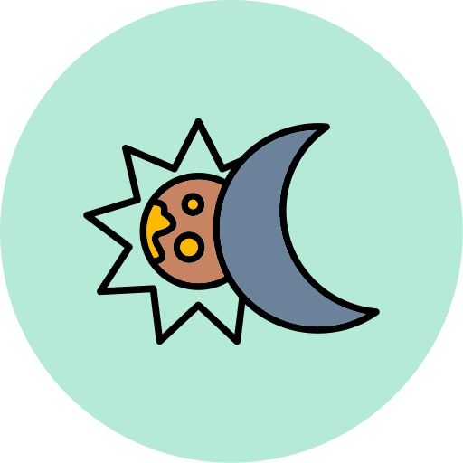 eclipse Generic Outline Color icono