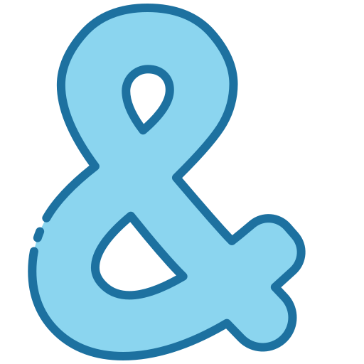 Ampersand Generic Blue icon
