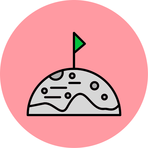 Moon landing Generic Outline Color icon