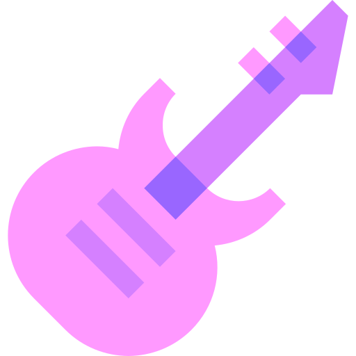 elektrische gitarre Basic Sheer Flat icon