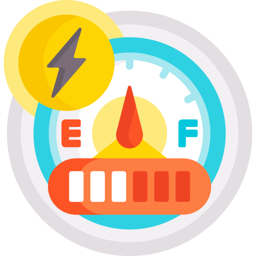 energia Detailed Flat Circular Flat ikona