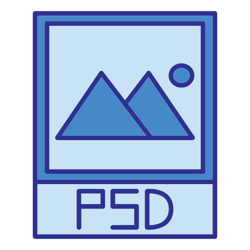 psdファイル Generic Blue icon