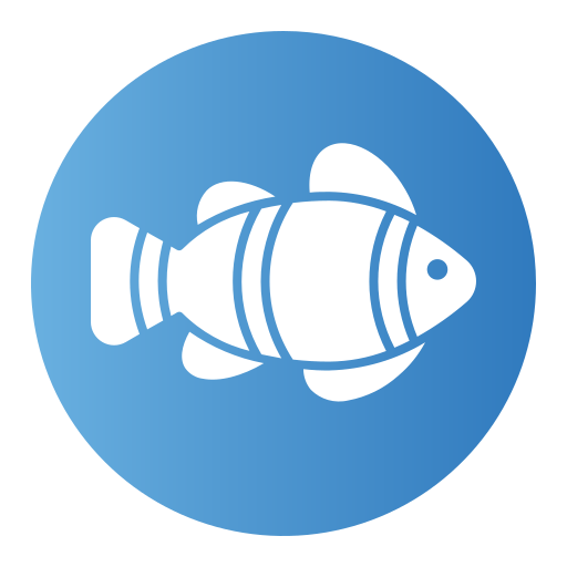 Рыба Generic Flat Gradient иконка