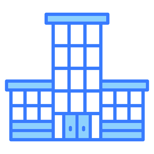 centrum biznesowe Generic Blue ikona