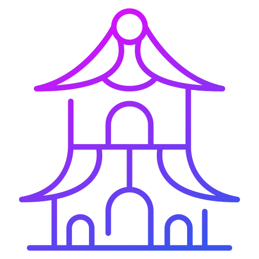 Пагода Generic Gradient иконка