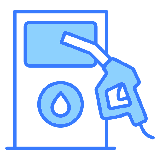 가솔린 펌프 Generic Blue icon