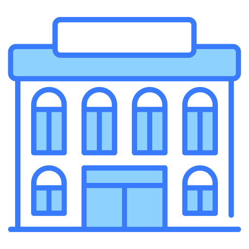 ufficio postale Generic Blue icona