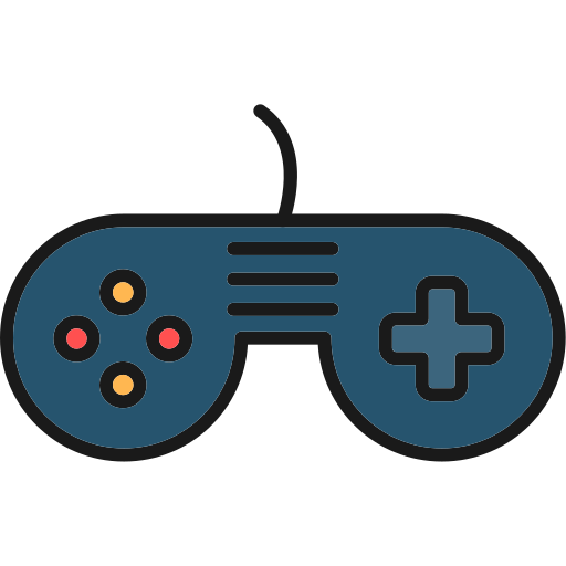 テレビゲーム Generic Outline Color icon