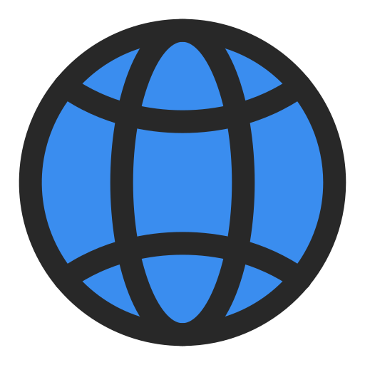 Web browser Generic Outline Color icon