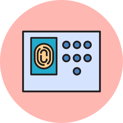 Door lock Generic Outline Color icon