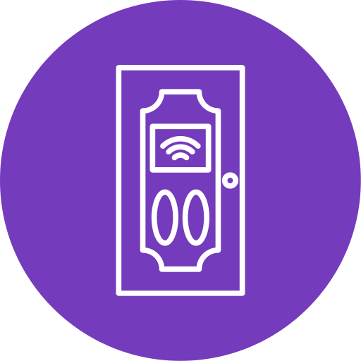 Smart door Generic Flat icon