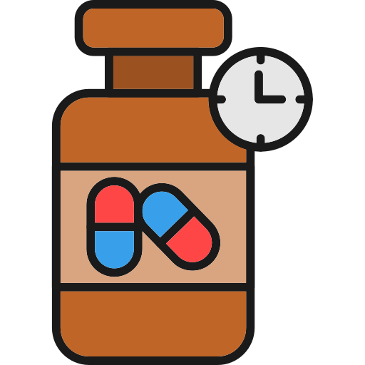 薬 Generic Outline Color icon