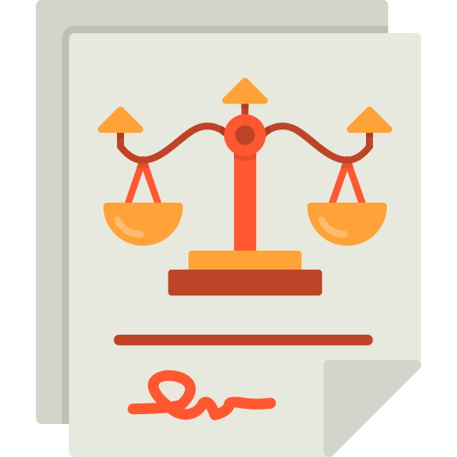 carta legale Generic Flat icona