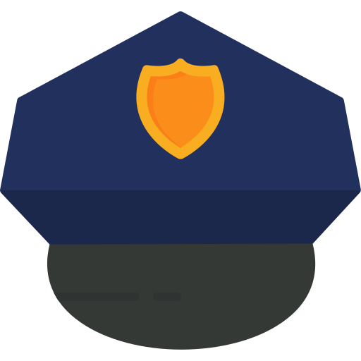 警察の帽子 Generic Flat icon