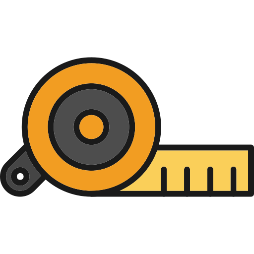 maßband Generic Outline Color icon