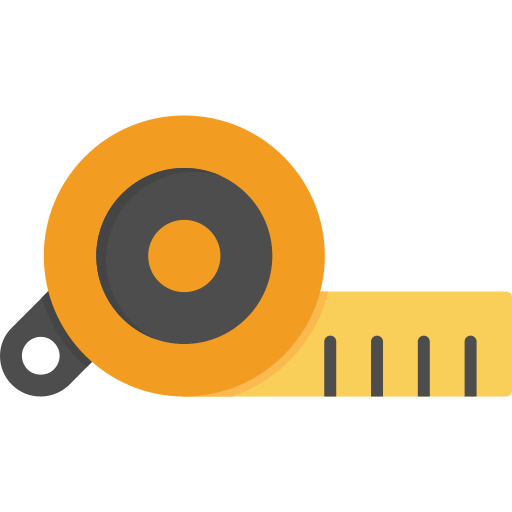 Measuring tape Generic Flat icon