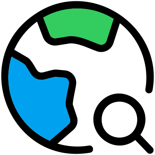 지도 Generic Outline Color icon