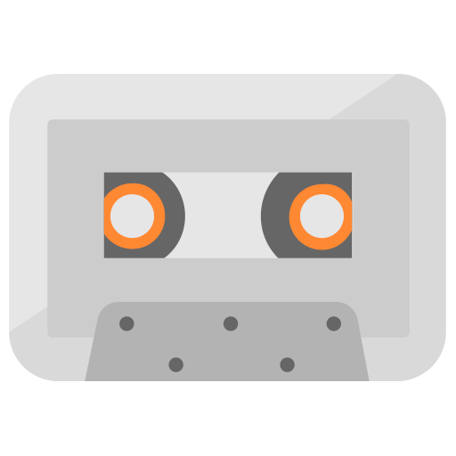 cassette audio Generic Flat Icône