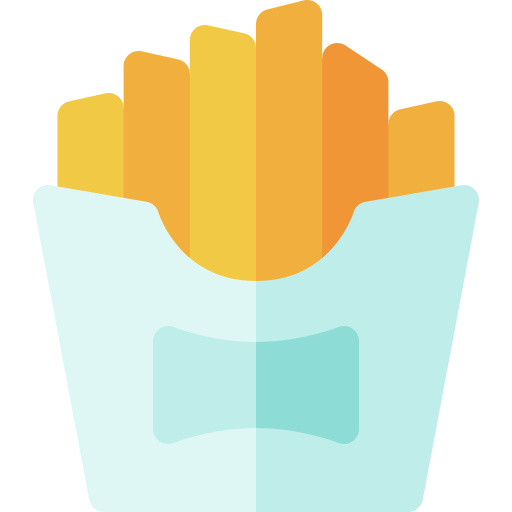 pommes frittes Basic Rounded Flat icon