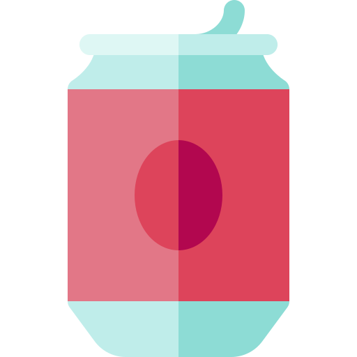 Сода Basic Rounded Flat иконка