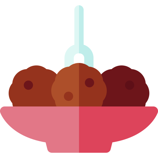 Meatball Basic Rounded Flat icon