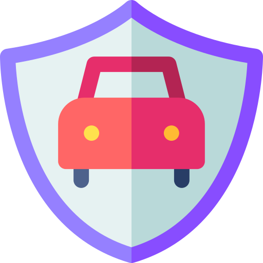 Car insurance Basic Rounded Flat icon