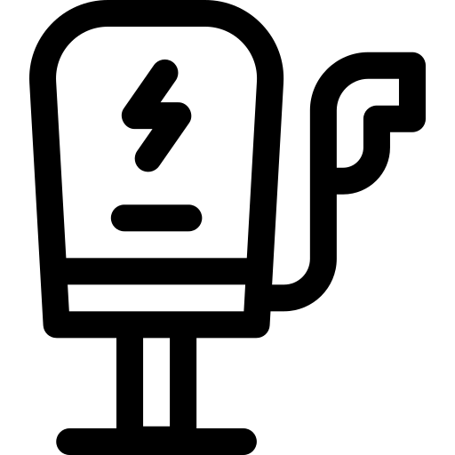 station de charge Basic Rounded Lineal Icône