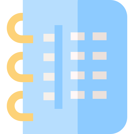 Journal Basic Straight Flat icon