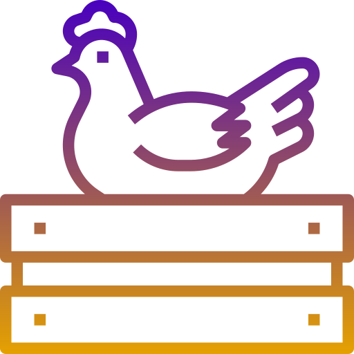 鶏舎 Generic Gradient icon