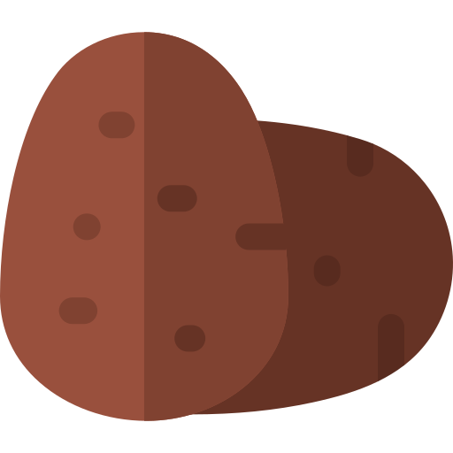 patate Basic Rounded Flat icona