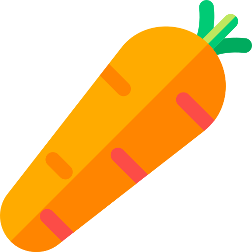 Carrot Basic Rounded Flat icon