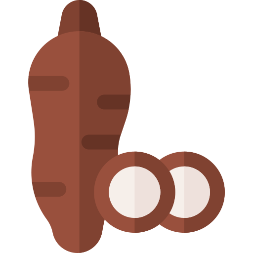 Cassava root Basic Rounded Flat icon