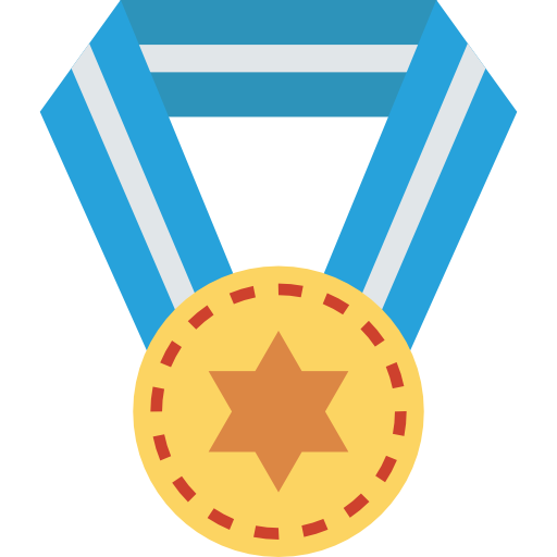 médaille Dinosoft Flat Icône