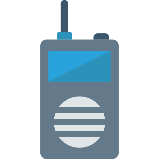 walkie talkie Dinosoft Flat icono