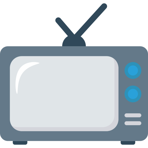 Television Dinosoft Flat icon