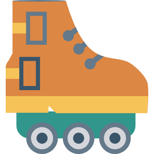 Roller Dinosoft Flat icon