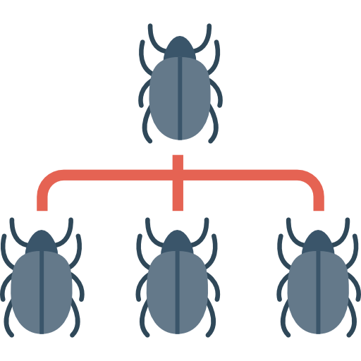 Bugs Dinosoft Flat icon
