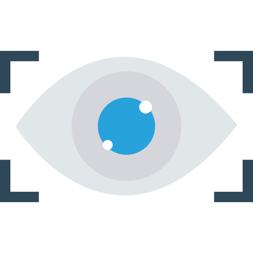 Eye scan Dinosoft Flat icon