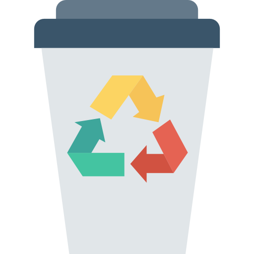 Recycle bin Dinosoft Flat icon